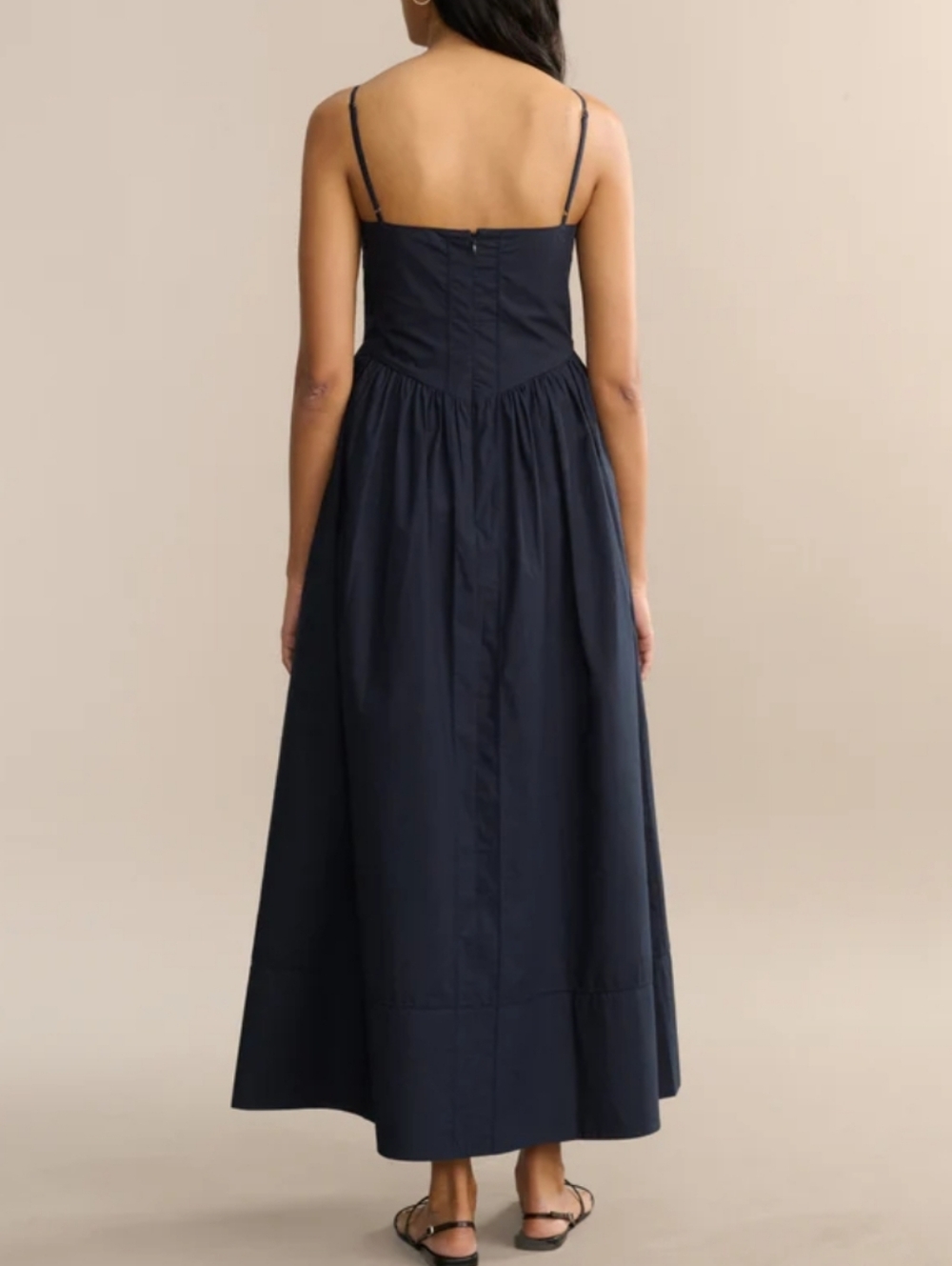 JENNI KAYNE THE PENINSULA DRESS NAVY BLUE SIZE SMALL - Picture 2 of 15
